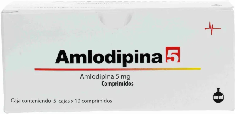 Amlodipina 5mg x 50 Tab -Sued