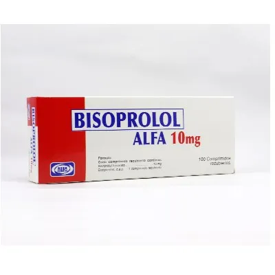 Bisoprolol 10mg /100 Tabletas -Alfa
