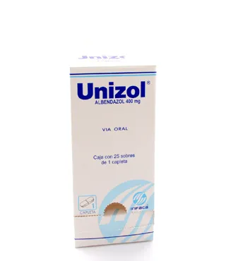 Unizol 400 mg 25 Sobres