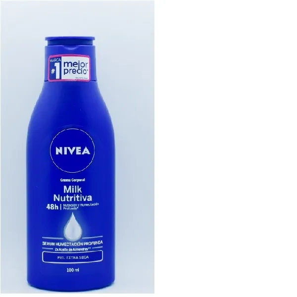 Nivea Crema Corporal Milk Nutritiva Piel Extra Seca 100ml 17210