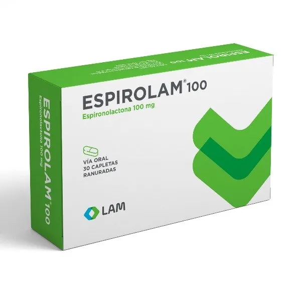 Espirolam 100mg 30 Capletas