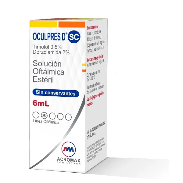 Oculpres D Sc Solucion Oftalmica 6ml
