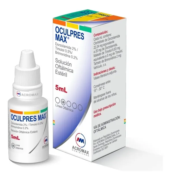 Oculpres Max Solucion Oftalmica 5ml