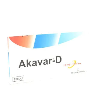 Akavar D 16mg 12 5mg 30comp D