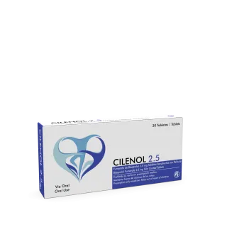 Cilenol 2 5 mg 30 Tabletas