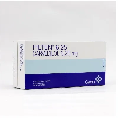 Filten 6.25mg 30 Commprimidos