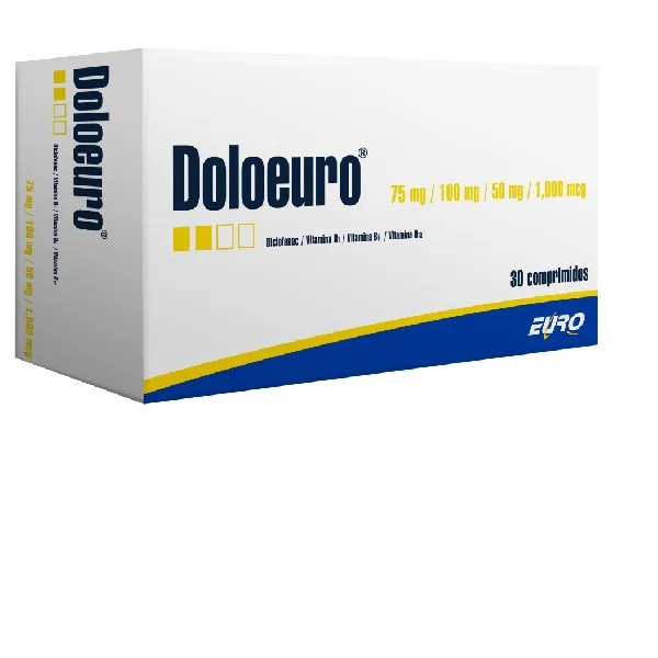 Doloeuro 30 Comprimidos C/B Cada Blister6