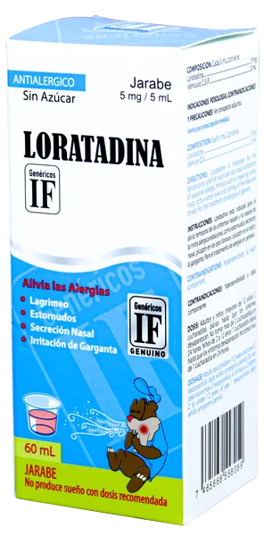 Loratadina Jarabe 60ml. -IF