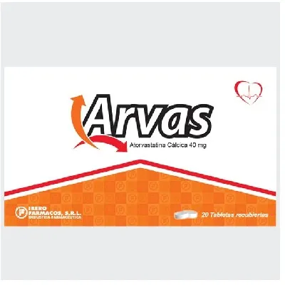 Arvas 40mg 30 Tabletas