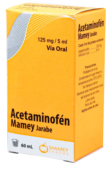 Acetaminofen Mamey Jarabe 60ml