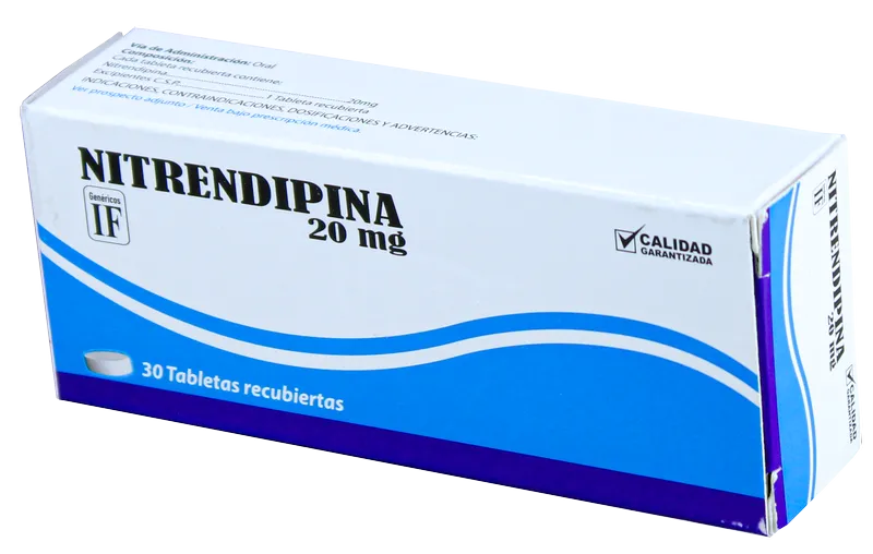 Nitrendipina 20mg /30 Tableta -IF