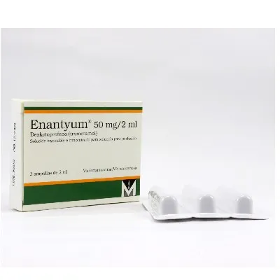 Enantyum 50 mg 3 Ampollas 2ml