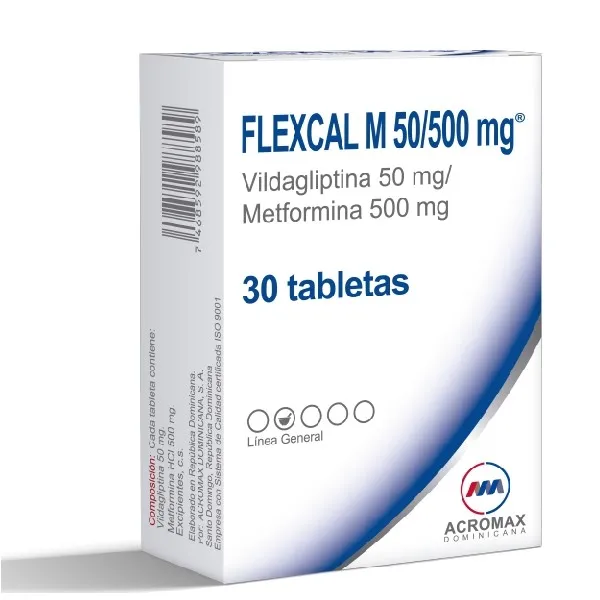 Flexcal M 50/500mg 30 Tebletas