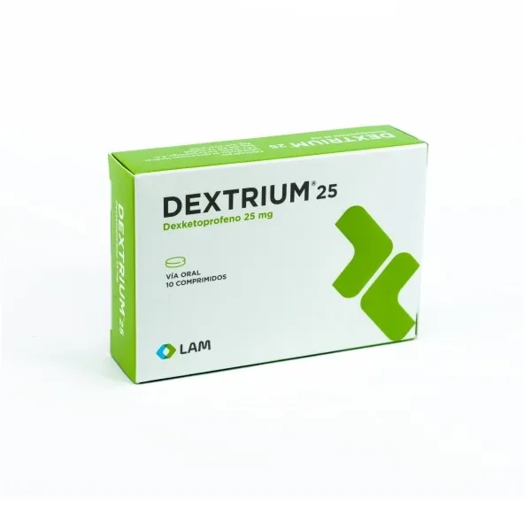Dextrium 25mg 10 Comprimidos