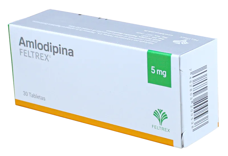 Amlodipina 5mg x 30 Tab Feltrex