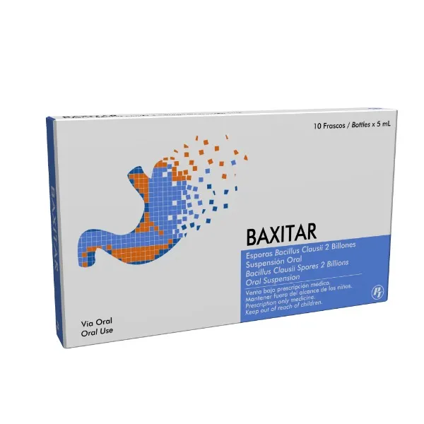 Baxitar, 10 Ampollas Bebibles de 5 mL