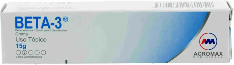 Beta-3 Crema, Tubo de 15g