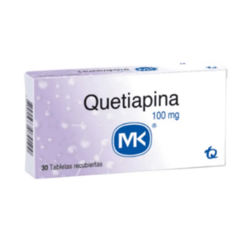 Quetiapina MK 100mg /30 Tabletas