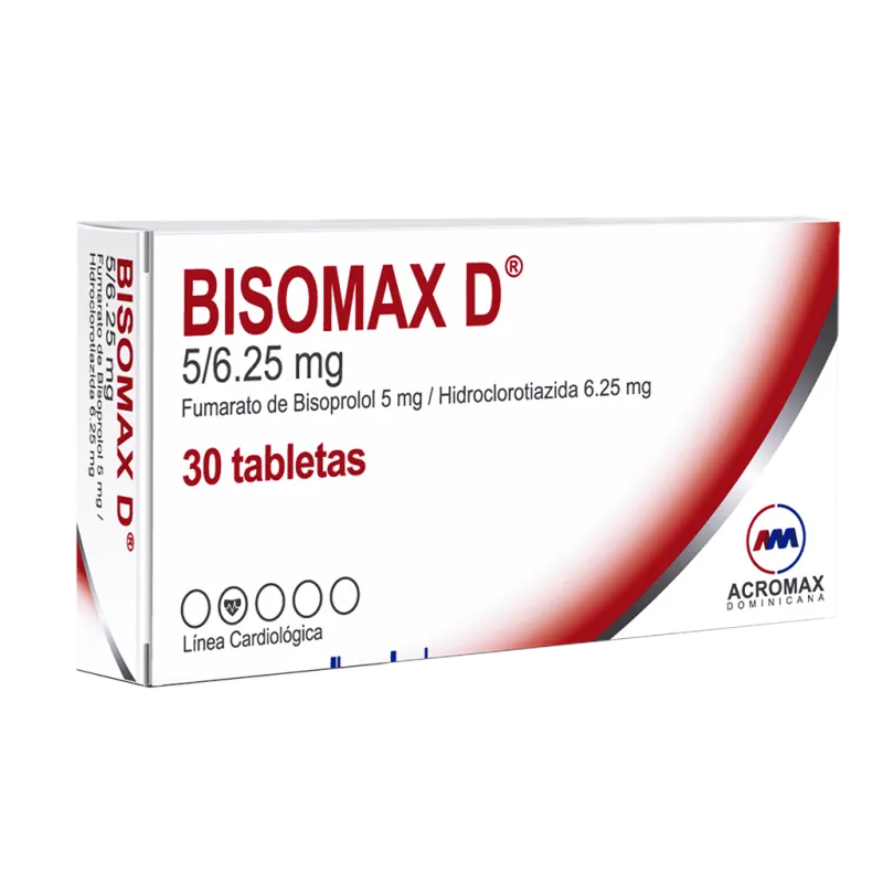 Bisomax-D 5/6.25 mg, 30