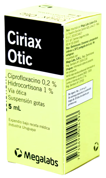 Ciriax Otico Gotas, Frasco 5ml