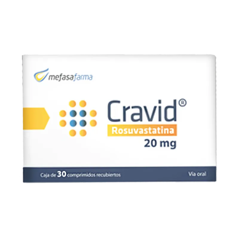 Cravid 20mg, 30 Comprimidos