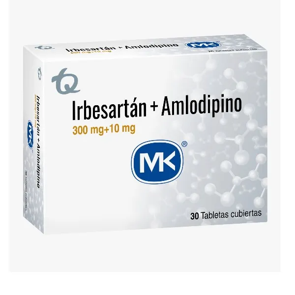 Irbesartan+Amlodipino MK 300/10mg / 30 Tab