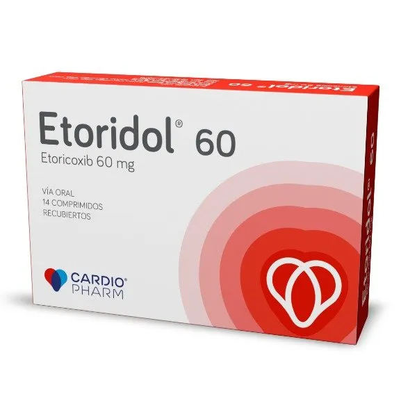 Etoridol 60mg, Caja de 14 Comprimidos Recubiertos