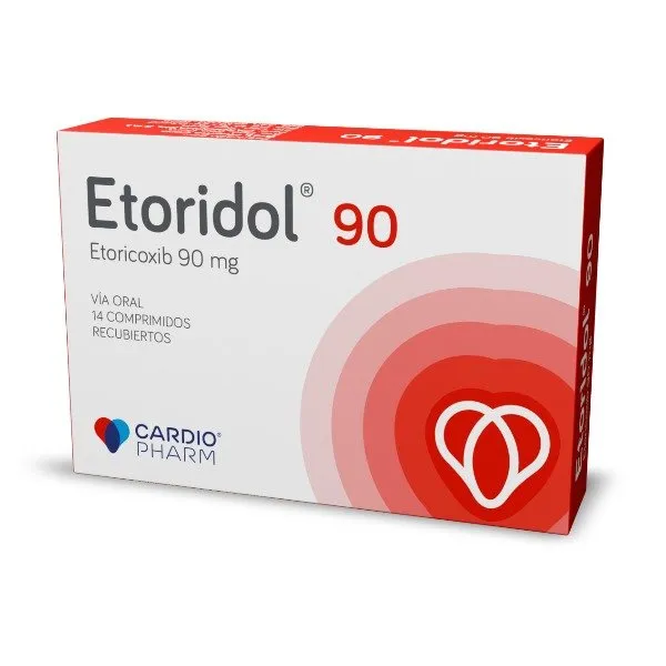 Etoridol 90mg, Caja de 14 Comprimidos Recubiertos