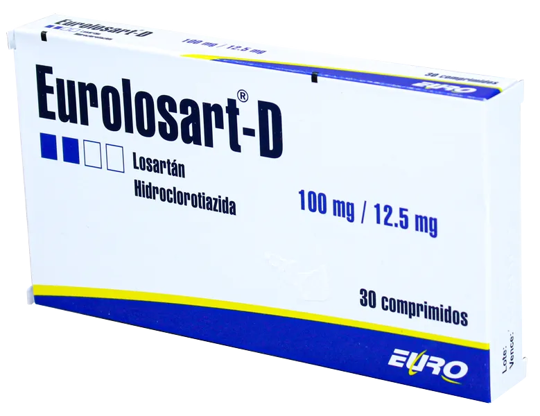 Eurolosart-D 100mg / 12.5mg, 30