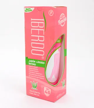 Iberdo Jabon Intimo, Frasco de 200ml