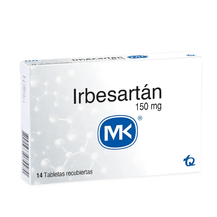 Irbesartan 150mg MK, 14 Tabletas