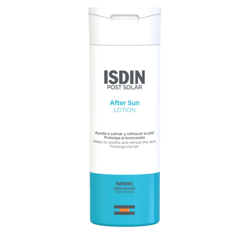 Isdin Post Solar After Sun Locion, Frasco de 200mL