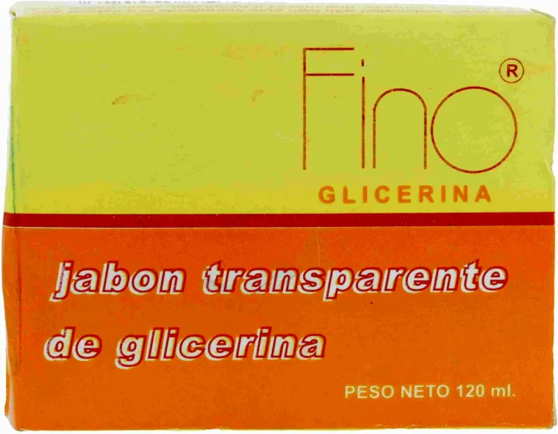 Jabon Barra de Glicerina Fino, Barra de 120ml