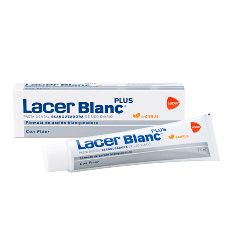 Lacer Blanc Pasta Dental Sabor Menta, Tubo de 75mL