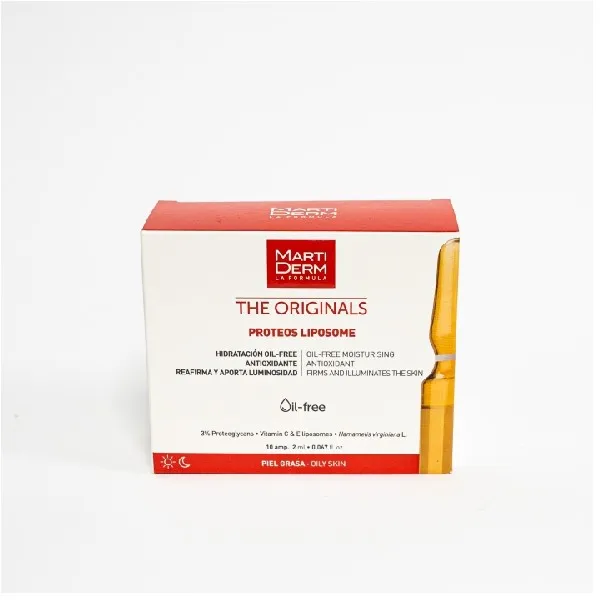 Marti Derm Proteos Liposome Oil Free, 10 Ampollas
