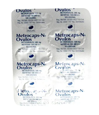 Metrocaps-N 500mg, 100 Ovulos