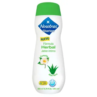 Nosotras Herbal-V Jabon Intimo, 200ml