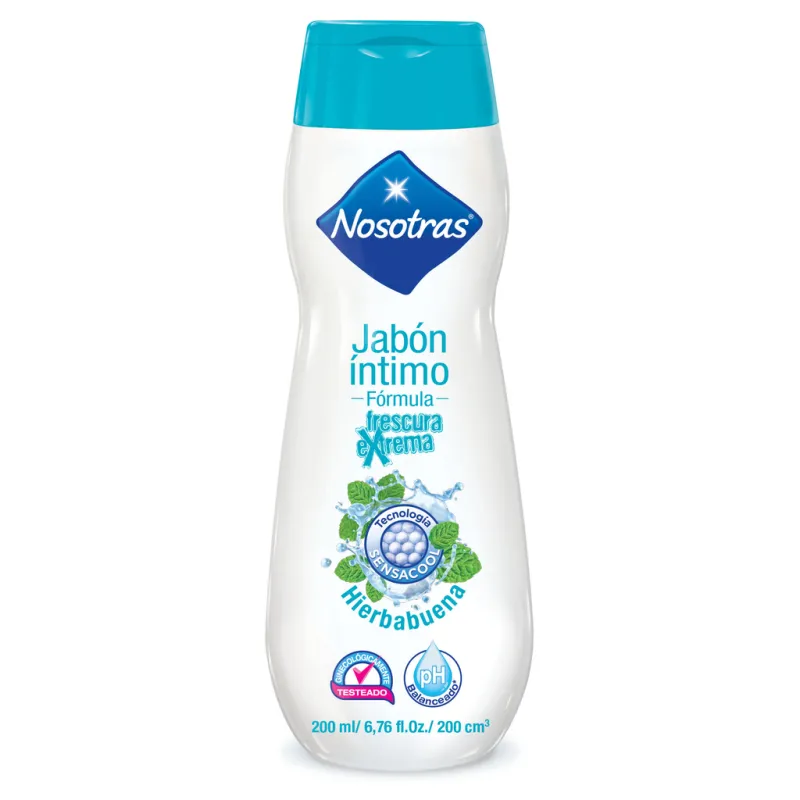 Nosotras Jabon Intimo Frescura Extrema, 200 mL