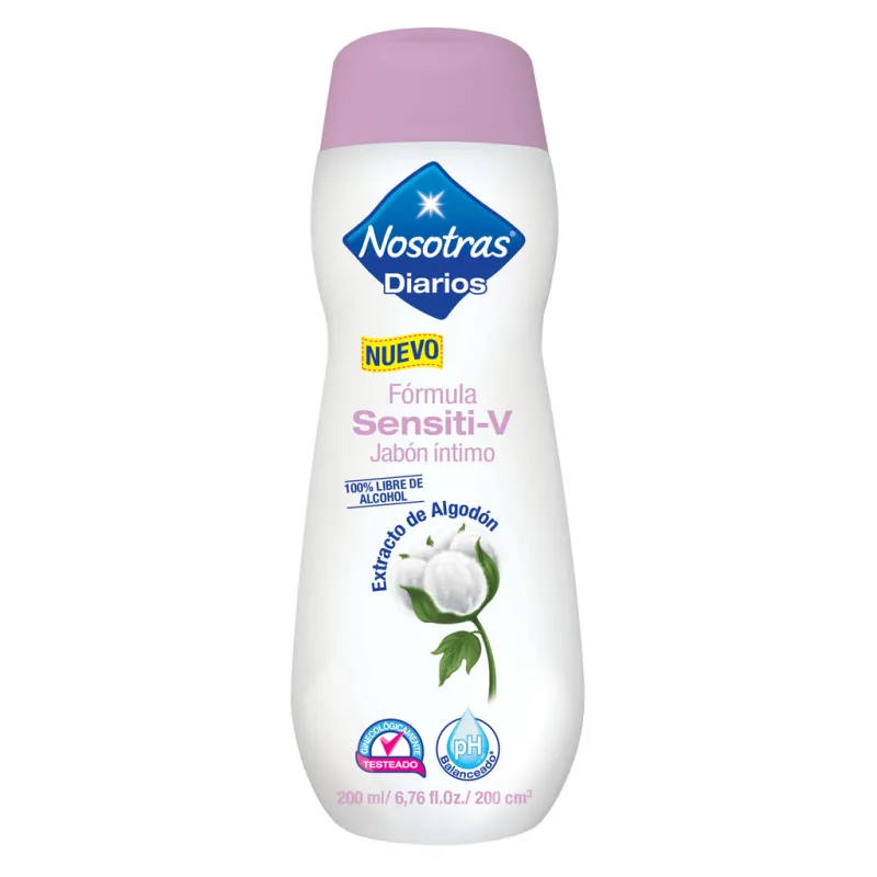 Nosotras Jabon Intimo Sensitive, 200 ml