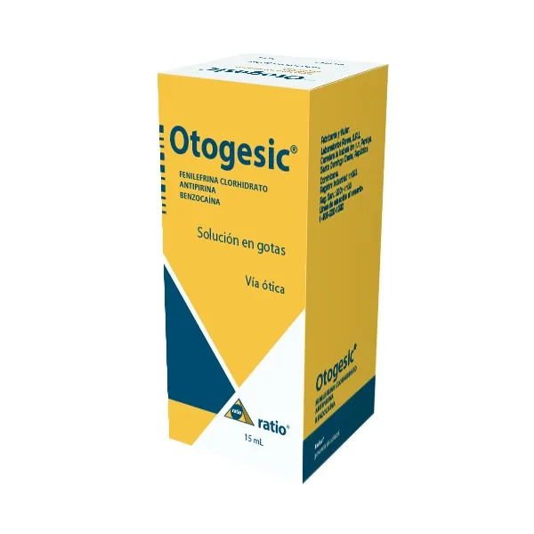 Otogesic Oticas, Frasco de 15ml