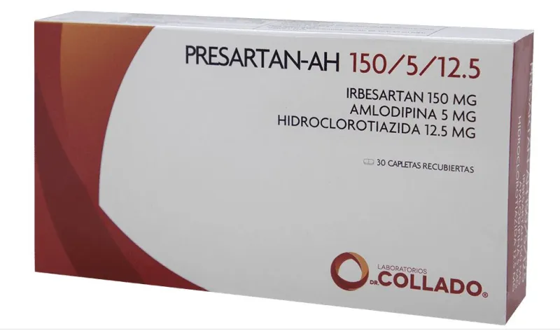 Presartan Ah 150/5/12.5mg, 30 Capletas
