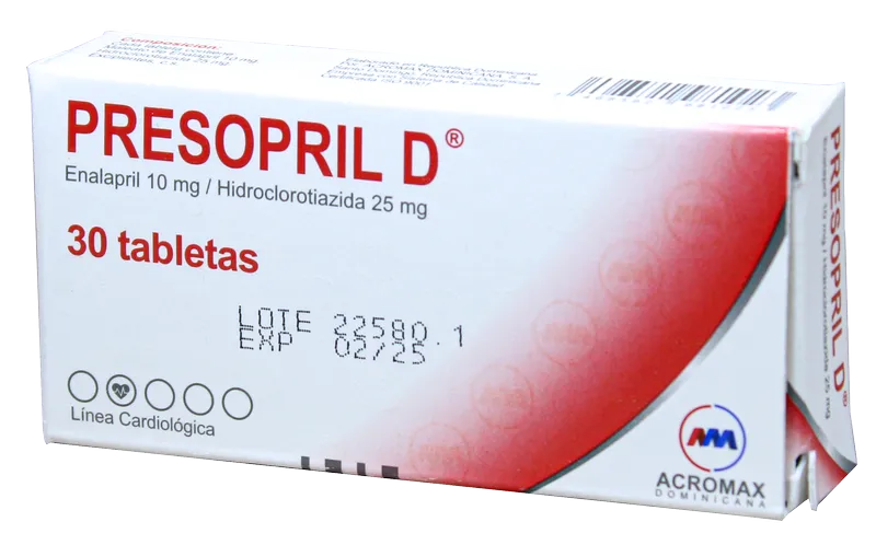 Presopril-D 10/25mg, 30