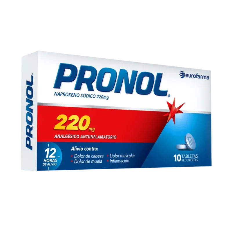 Pronol 220mg, 10 Tabletas