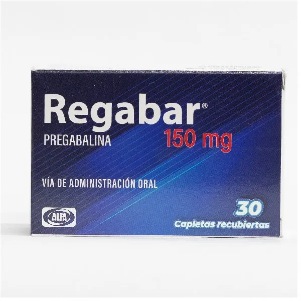 Regabar 150mg, 30 Capletas