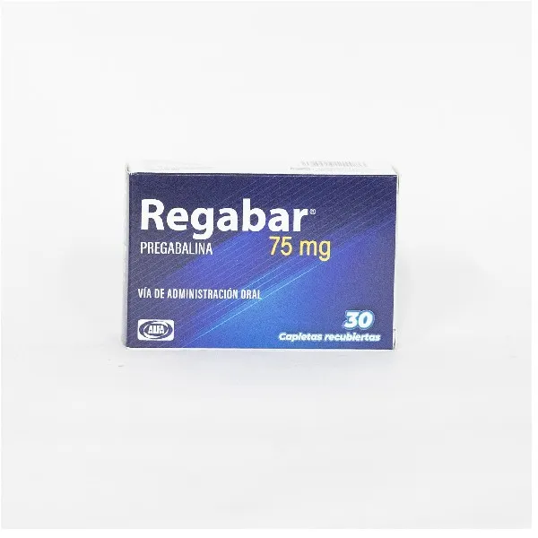 Regabar 75mg, 30 Capletas