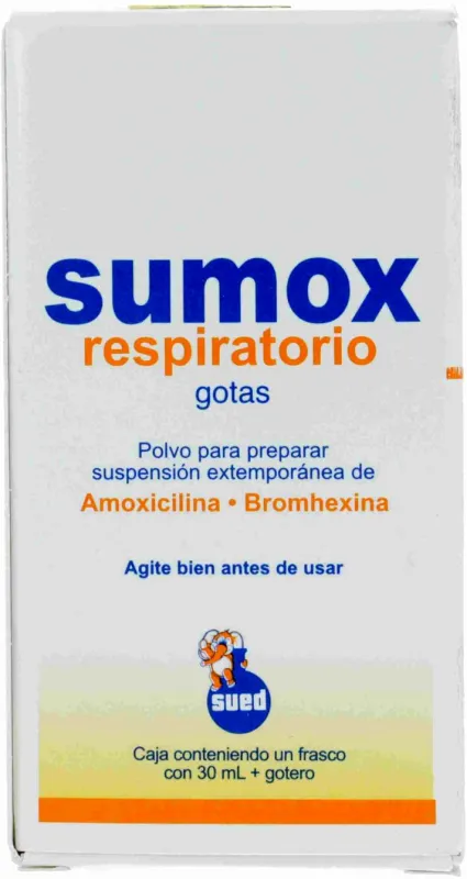 Sumox Respiratorio Gotas, Frasco 30ml
