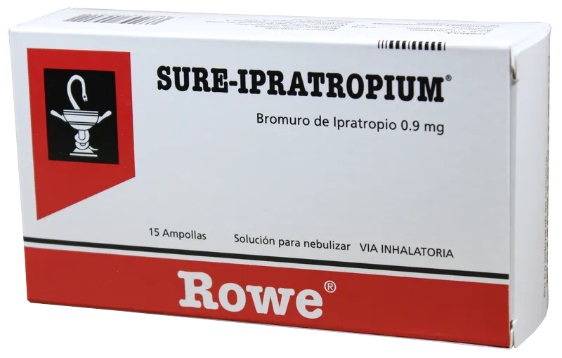 Sure-Ipratropium, 15 Ampollas de 3ml