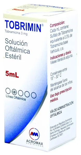 Tobrimin Gotas Oft?Lmicas, Frasco de 5ml