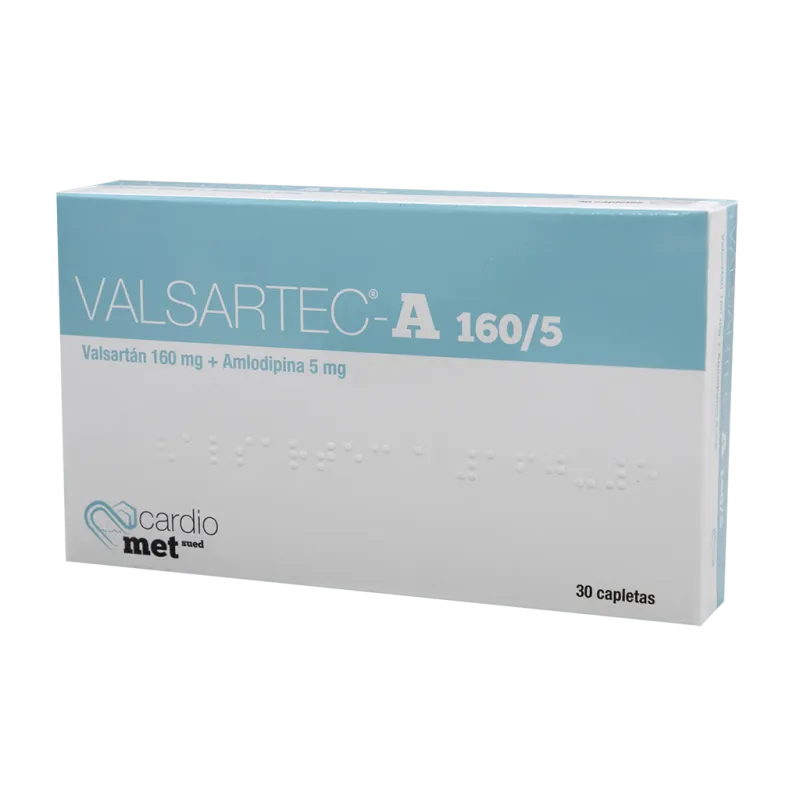 Valsartec A 160/5mg, 30 Tabletas