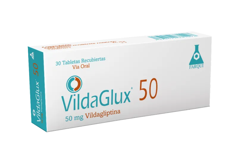 Vildaglux 50mg, 30 Capletas